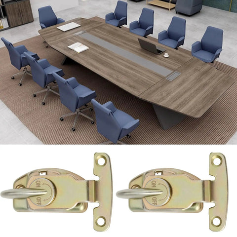 Built Tight Six Piece Table Leaf Lock Kit Featuring Serious Buckle Hardware For Cabinet Doors Drawers Computer Workstations Conference Tables And Home Office Projects 80 By 57 Mm with conference table and locks.