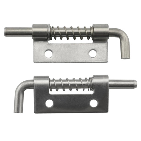 4 Piece Flat Pin Hinge Spring Latch Made From 304 Stainless Steel Rustproof And Rugged Durable Door Lock Spring Loaded Latch Pins