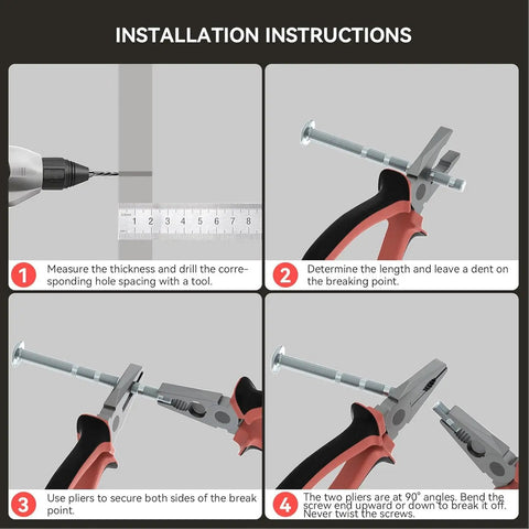 Installation instructions for 30 Pack Brushed Nickel Cabinet Knobs Set For Cabinets And Drawers Zinc Alloy Hardware