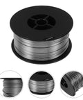1KG Flux Core Welding Spool With Self-Shielding Metal Tin Wire For Precision Electronics Projects on a black spool.