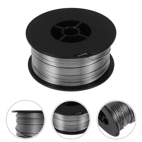 1KG Flux Core Welding Spool With Self-Shielding Metal Tin Wire For Precision Electronics Projects on a black spool.