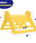 24 Pack Edge Corner Protectors With Carrying Case For Flatbed Cargo And Truck Shipping - yellow guard dimensions 4x4x6 inches