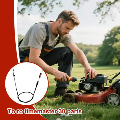 Throttle Cable for Push Mower Replacement Universal ABS Fit 30 Inch Lawn Mower Parts Easy Install No Fuss DIY Friendly OEM Style