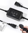 Remote Dimmer Switch For Outdoor String Lights With 300W 2 Hour 4 Hour 6 Hour 8 Hour Timing, control unit and remote