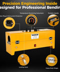 Heavy Duty Pvc Conduit Heater Box For Schedule 40 And 80 Pipe Bending Tool features temperature gauge and portable handle.