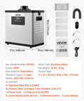 Beast Mode Solder Fume Extractor with 510 cubic meters per hour suction and four stage filtration components detailed