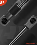 Close-up of Heavy Duty Hyundai Sonata 2008 Through 2012 Sedan Rear Tailgate Lift Support Shock Strut Gas Spring damper ends.