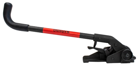 Heavy Duty Steel Strapping Windlass Tensioner For 3/4 To 1 1/4 Inch Banding With.023 To.031 Inch Strap Gauge, Long Handle For Extra Torque And Soft Touch Grip, EP 1500 side view