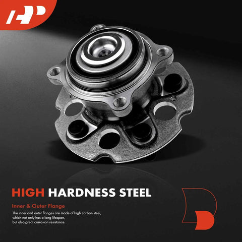 Pro Grade Rear Wheel Bearing And Hub Assembly Fits Honda Odyssey 2005 To 2010 Zero Hassle Direct Swap With Five Lug Pattern And Four Hole Flange Pre Applied Grease For Bulletproof Reliability