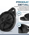 Table Saw Hand Wheel Replacement For Ridgid R4513 Compatible 089290001054 durable plastic build