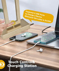 Dual USB Table Lamps Set Of 2 With Touch Control 3 Way Dimmable Bedside Lamps for Bedroom or Office gold lamp charging devices