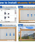 How to install 25 Pack 36 Inch Aluminum Balusters Round Black For Deck Railing Stairs Porch Spindles Three Quarter Inch Hollow Diameter DIY Friendly Ready To Cut Versatile Fit With Most Connectors showing installation steps.