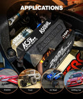 Low Profile Brushless RC Servo With 19Kg Torque, 0.073s Per 60 Degrees At 8.4V, installed in RC car engine compartment