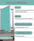 Top Notch Paintable Drywall Access Panel For A Crisp Wall Or Ceiling Finish Hides Messy Cables And Ductwork Heavy Duty Aluminum Build specifications