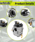 Carburetor Replacement Kit For Echo PB 770 Backpack Blower Replaces Walbro WYK 406 406 1 345 1 Echo A021001870 A021003940