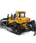 11 Channel Remote Control Bulldozer Toy With Lights And Sound 1/16 Scale Front Loader Dozer 2.4GHz RC Vehicle shown side view