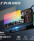 Dual Lens Endoscope With 4.3 Inch IPS Display And 16.4 Foot Cable, 1920P HD Real Time Imaging, Front And Side Cameras, 170 Degree Wide Viewing Angle, Zoom And Brightness Control For Clear Inspections.