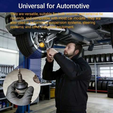 14 Piece Automotive Tie Rod End Boots Kit With Ball Joint Rubber Boots Universal Dust Cover For Tie Rod Accessories Tough As Nails Durable Black Rubber High Temp Wear Resistant Fits Most Vehicles undercarriage install