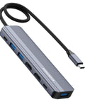 Beast 7-in-1 USB C Hub Dock For Laptops with Dual 4K HDMI 60Hz, 100W PD Pass Through, 3 USB 3.0 Ports, USB C Data Port shown