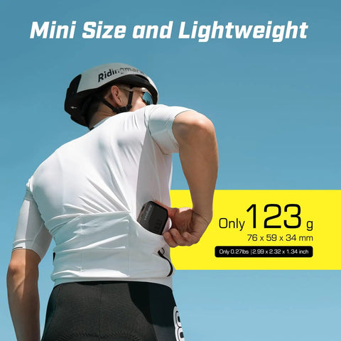 Pocket Sized Electric Bike Pump With Gauge For Presta And Schrader 120 PSI Auto Stop Ultra Portable Mini Pump For Mountain Road And Motorcycle Rides Everyday