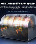 Dual Independent Heating Chambers Filament Dryer Box With Auto Dehumidification And Sealed Storage SH03 85C Max Temp 4 Spools
