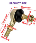 Left Right Hand 10Mm Heavy Duty Tie Rod Ball Joint Kit dimensions for Chinese Kids ATVs Quad Go Karts 50Cc-125Cc