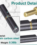 Weld On Barrel Hinge Set 10 Pack Heavy Duty Carbon Steel Gate Hinges Two And A Half Inch Long Three Eighths Inch Pin Diameter