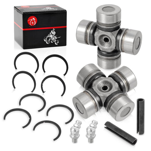 2X Front And Rear Driveshaft U Joint For Ranger RZR Scrambler Sportsman 300 325 330 425 400 500 570 700 EV 800 850 900 1000 Turbo General 1000 4 XP EPS kit with components