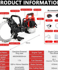 Beast Mode 52Cc Gas Powered Concrete Ring Saw Featuring A 16Inch Diamond Blade And A Slick 12Inch Deep Cut Profile, displaying product specifications and accessories.