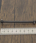 Rear Driveshaft Dogbone 82mm Number 45 Steel For Arrma Outcast Notorious Typhon 6S BLX Upgrade Parts Compatible With ARAC4030 AR310470 Black Heavy Duty Performance For Durable RC Racing Confidence, shown with ruler