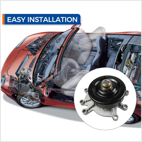 Engine Water Pump With Gasket Plug And Play Direct Fit For 2011 2013 Ram 1500, 2000 2010 Dodge Dakota, jeep installation diagram