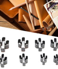 Eight Piece Cactus Shaped Leather Cutter Die Set For DIY Leather Craft Punch Die Tool Kit with durable high carbon steel punches.