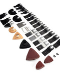 Heavy Duty Oscillating Tool Blades Kit For Metal Wood And Plastic Built To Last High Carbon Steel Pro Grade Beasts Plus Accessories