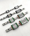 One Piece Linear Rail 60-600mm With MGW12C Slider Block 450mm Long Pro Grade Linear Motion Guide shown in different sizes