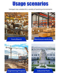 Usage scenarios for Versatile Mini Crawler Skid Steer Loader With Hydraulic Cylinder in farms, warehouses, construction, parks