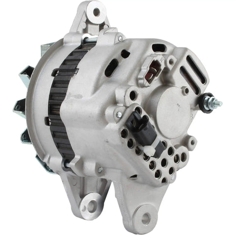 12 Volt 50 Amp Marine Inboard Alternator Drop In Replacement With IR Regulator And EF Fan compatible with Mitsubishi L2E L3E