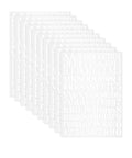 Versatile Vinyl Letter Sticker Set With 1200 Pieces Including 540 Uppercase Letters, 460 Lowercase Letters And 240 Numbers, White 1 Inch