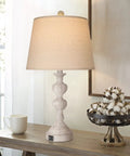 Coastal Farmhouse Table Lamps Set Of 2 With Touch Control Go To 3 Way Dimmable Bedside Lights With USB Ports Washed White French