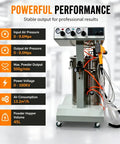 Jaryannix 110V Electrostatic Powder Coating Machine With Fast 500 G Min Output And High Voltage Precision, showcasing controls and powder container.
