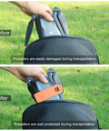 Before and after use of Propeller Holder And Guard Strap For DJI Air 3 And Air 3S Drones, protecting blades during storage.