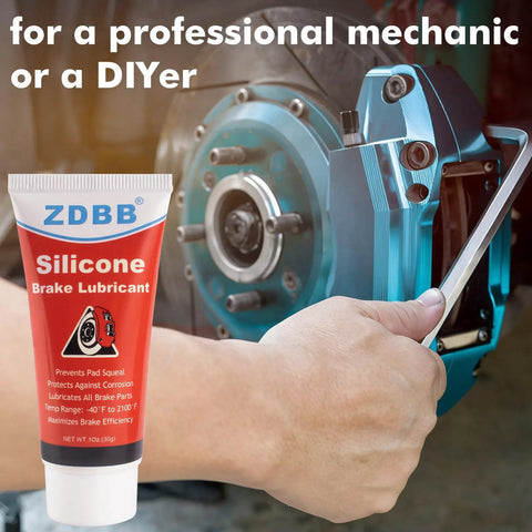 Application of Silicone Brake Grease For Caliper Guide Pins High Temperature Waterproof Lubricant Safe For Rubber O Rings