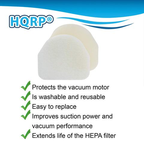 2 Pack Foam and Felt Vacuum Filter Kit for Shark Navigator NV100 NV105 NV106 UV300 Upright Vacuums with benefits list