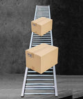 Adjustable Portable Foldable Conveyor System 8 Meters Long With Wear Resistant Rollers For Supermarkets And Boat Trailers Quiet Transport Solution And Easy Spring Fixing Installation, moving boxes