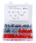 Heavy Beefy 160 Pieces Grease Fitting Kit With Zerk Nipples Incl 45 90 180 Deg Elbows Plus Straight Nuts In Storage Box Made For Cars Motorcycles Trucks And Farm Tractors For Keeping Your Rig Rocking Strong, plastic organizer with M6 and M10 fittings