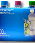 3 Pack Reusable 1 Liter Sparkling Water Bottles For Soda Makers With Hermetically Sealed Caps Keep Carbonation Longer Includes Gift Kidscare 14 Inch Bottle Cleaning Brush For Easy Cleaning