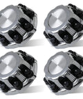 Chrome Wheel Center Caps 8 Lugs Set Of 4 For Select 16 Inch Vans And Trucks Compatible With Chevy Silverado Avalanche 2500 1999 2010