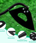 Heavy Duty Garden Hoe For Fast Weeding And Grass Removal, 55 Inch Long Handle, Hardened Hollow Eye Hoe detail and dimensions