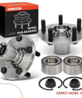 2 Pack Front Wheel Bearing And Wheel Hub Kit With Nut For Honda Odyssey 2005 To 2010, includes components on display.