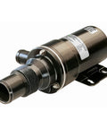 24V Macerator Pump For RVs And Boats, Shreds Toilet Waste With A Rotary Cutter, Grey Housing, Easy Install For Holding Tanks