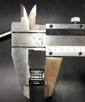 Caliper measures needle bearing from 80cc Needle Bearing and Piston Pin Clips Combo for Two Stroke 66cc and 80cc Kit.